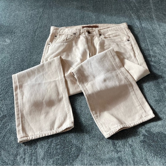 Avage Denim Beige Waterman Jeans Size 32 - Picture 2 of 12